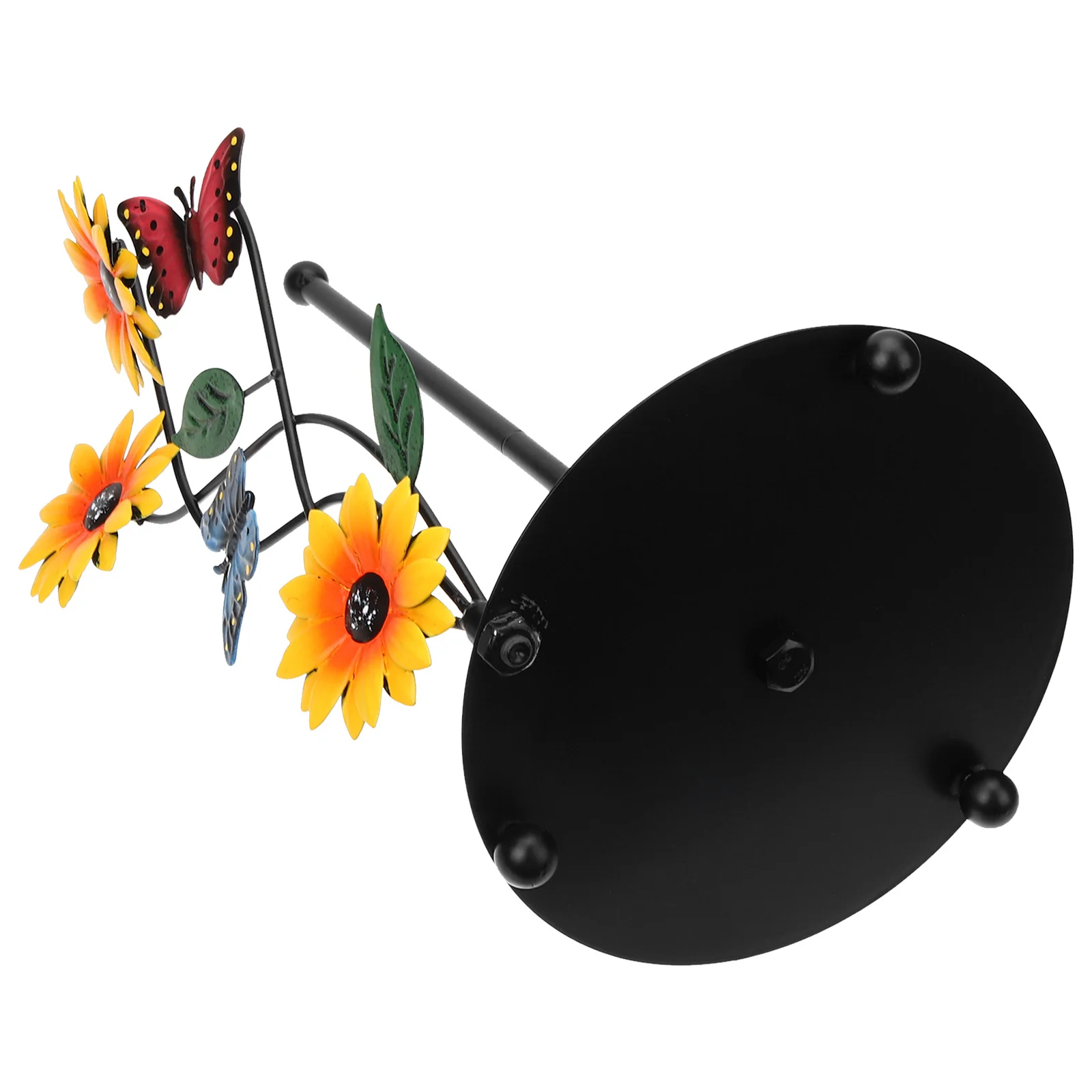 

Metal Sunflower Paper Towel Holder Artistic Kitchen Roll Stand for Home Decor Farmhouse Countertop Paper Towel Rack