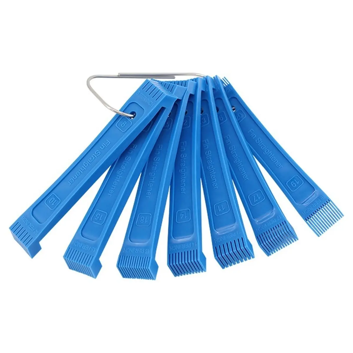 L70A 7 Pieces Repair Cleaning Brush, Coil Fin Comb for Commercial Appliance Home Automotive Maintenance Repair Evaporator view 2