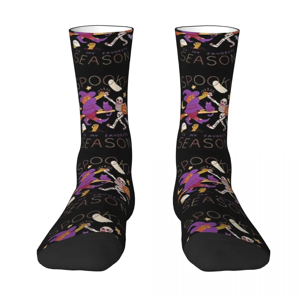 

Spooky Is My Favorite Season New Men Socks Long Sock Men's Couples Sock Personality for Women