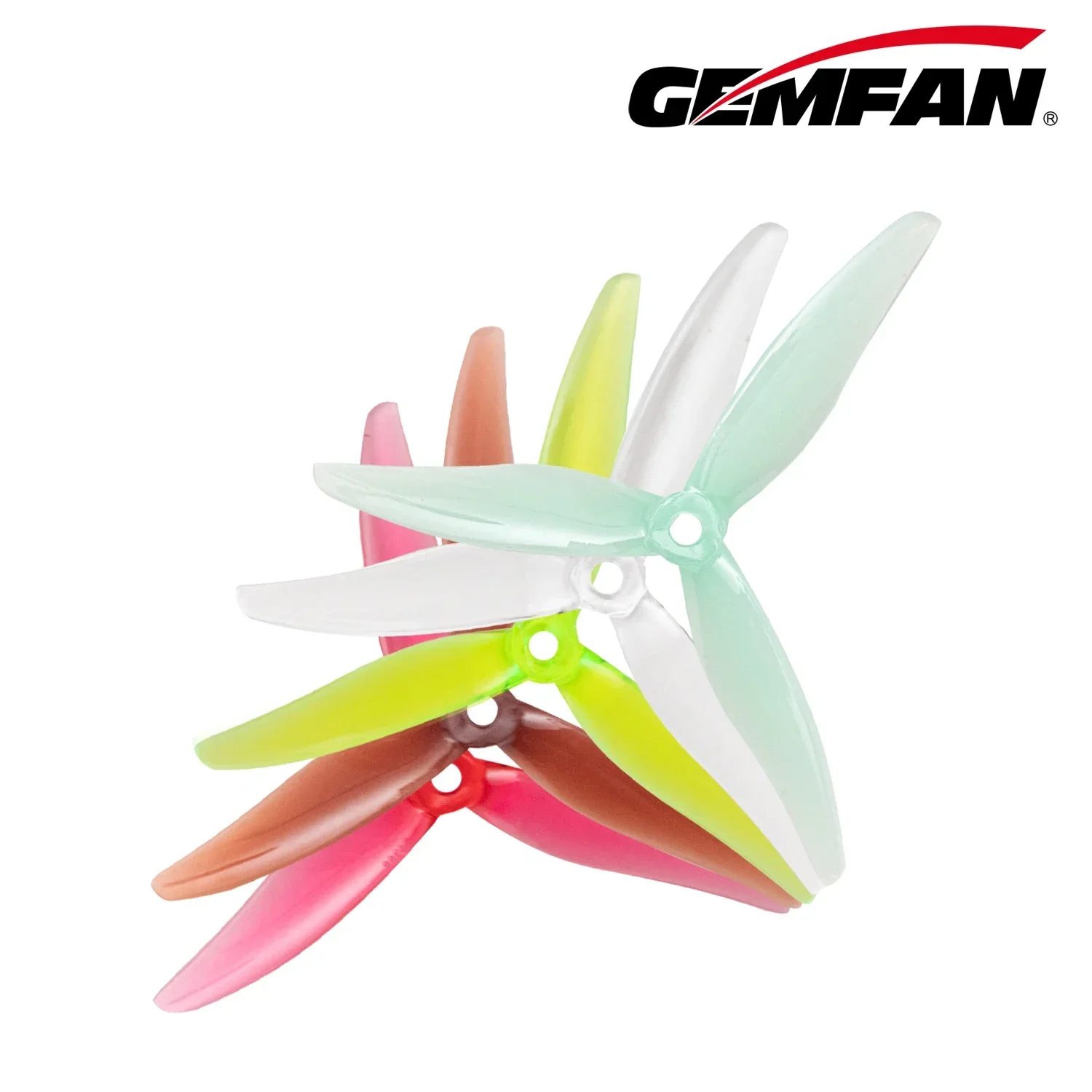 Gemfan-Hélice à 3 Pales pour FPV Racing FreKouDrones 6S, Moteurs High KV, Pièces de Bricolage, 10CW + 10CCW, 51366 MCK ReV3 5X2.8bery, 10 Paires