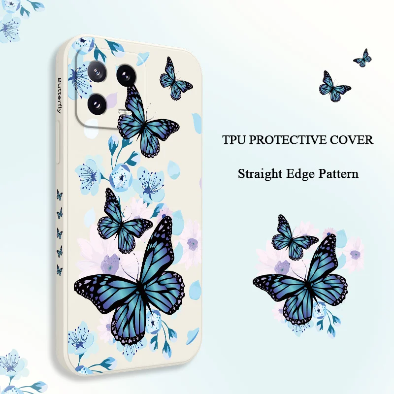 

The Flowers Dance Phone Case For Xiaomi Mi 15 15T 14 14T 13 13T 12 12X 12T 12S 11 11T 10 10T 9T Pro Lite Liquid Silicone Co