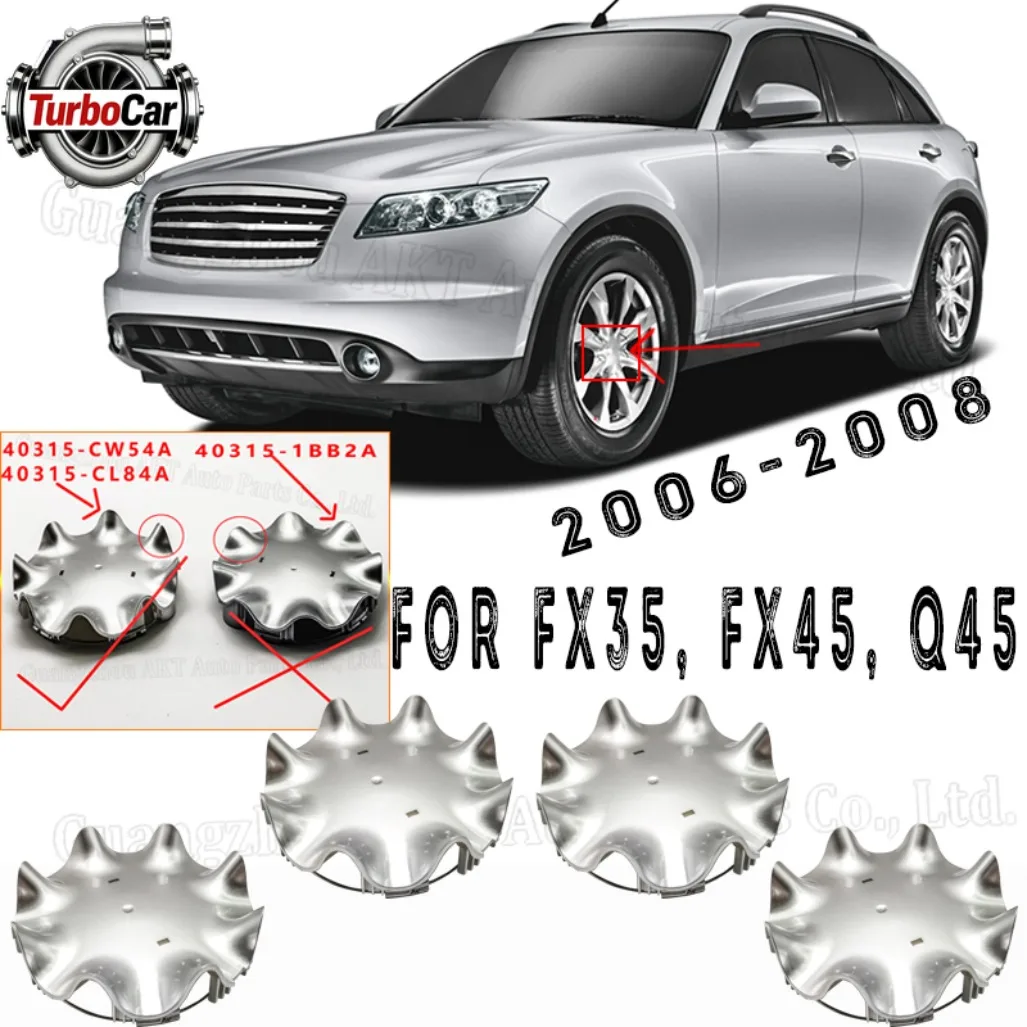 

Колпак ступицы колеса Hyper Silver для Infiniti FX45 Q45 2006-2008, артикул 40315-CL84A NS-084, сменный колпак ступицы