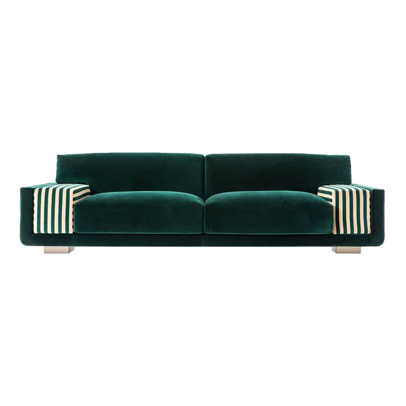 Modello camera hotel villa moderno semplice divano per tre persone