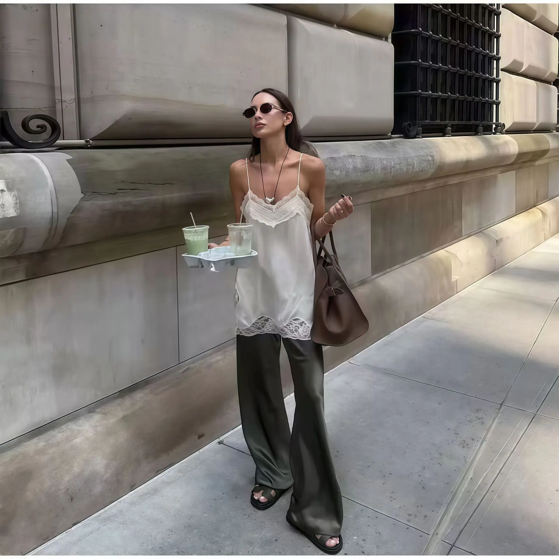 Sexy Kant Effen Band Tank Tops Mode Vrouwen Mouwloze V-hals Zomer Losse Vest Casual Streetwear Backless Y2K Dame Kleding