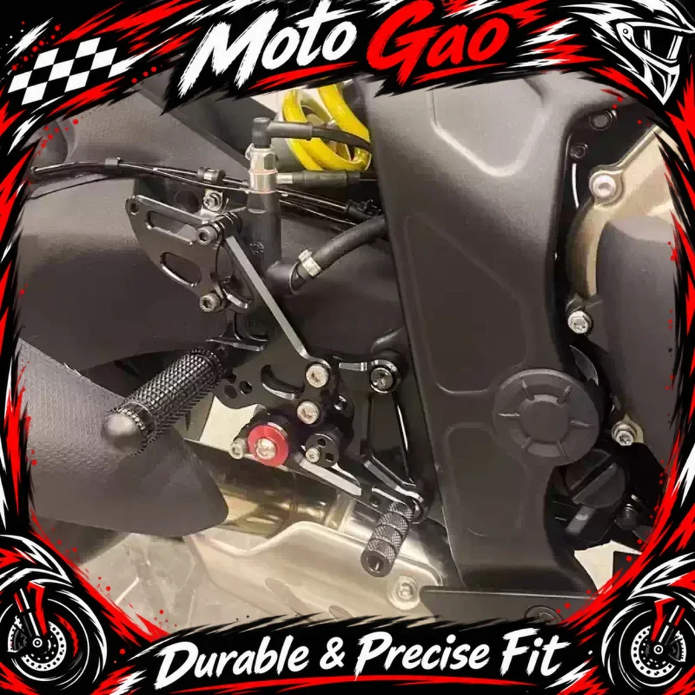 【Precise Fit】FOR QJMOTOR SRK800RR Modified Lift Footrest Assembly Brake Shift Lever Bracket Aluminum Alloy