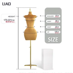 Manekin setengah Tubuh Beludru Ukuran Plus Dada Wanita Payudara Besar Pantat besar Gaun Tubuh Bagian Atas Bentuk Toko pakaian Wanita 6 bentuk pakaian penjualan terbaik - №