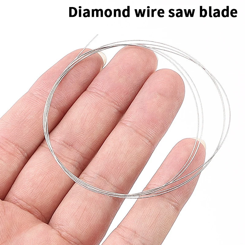 

1M Cutting Wire Saw Blades Jade Metal Ceramic Cutting Supplies Hand Saw Blade Diameter 0.1mm-0.5mm Professional Hand Tools