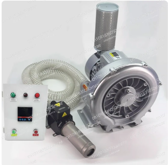 

High-power 16 kW industrial high-pressure hot air blower drying hot air heater digital display temperature regulation