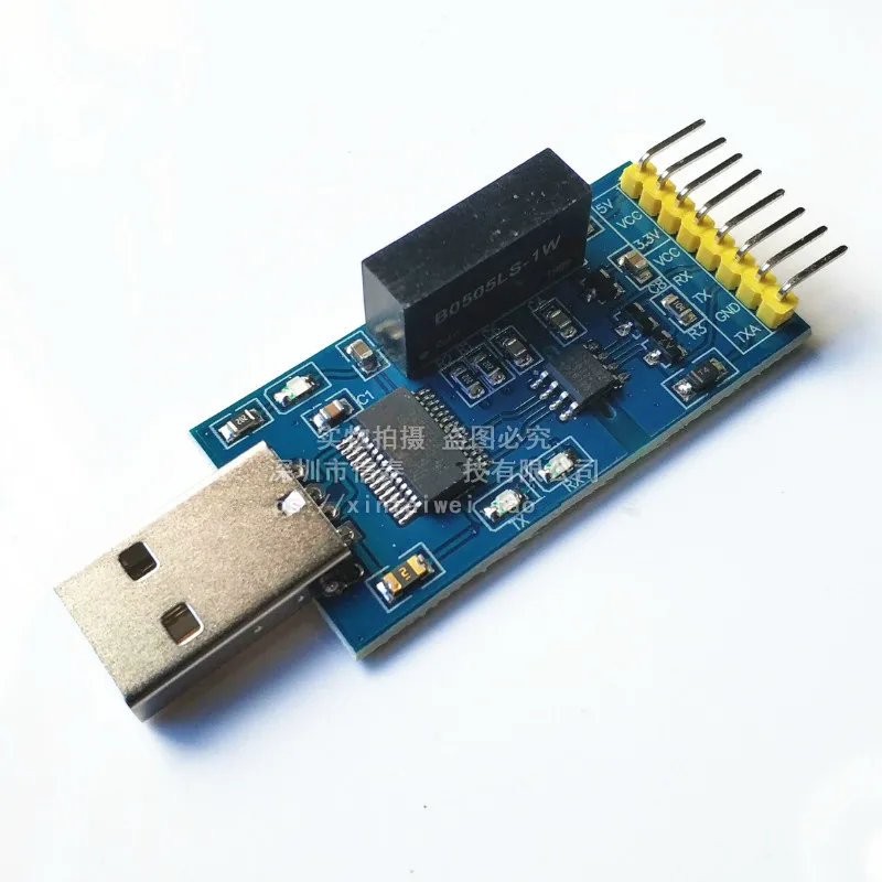 USB to TTL USB to Serial UART โมดูล FT232RL ที่มีการแยกแรงดันไฟฟ้า