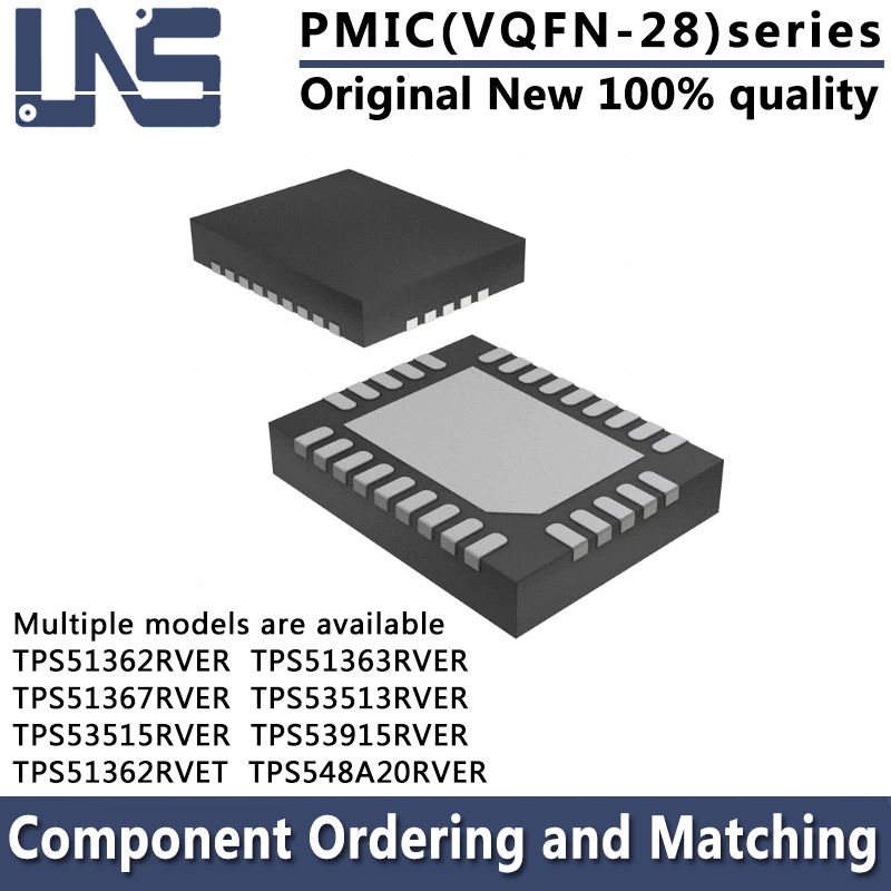 1pcs TPS51362RVER TPS51363RVER TPS51367RVER TPS53513RVER TPS53515RVER TPS53915RVER TPS548A20RVER VQFN-28 PMIC