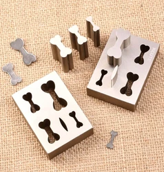 Bone Shaped Clasp Puncher Practical Metal Mold Necklace Bracelet Clasp Stamp Tool Jewelry Making Supplies