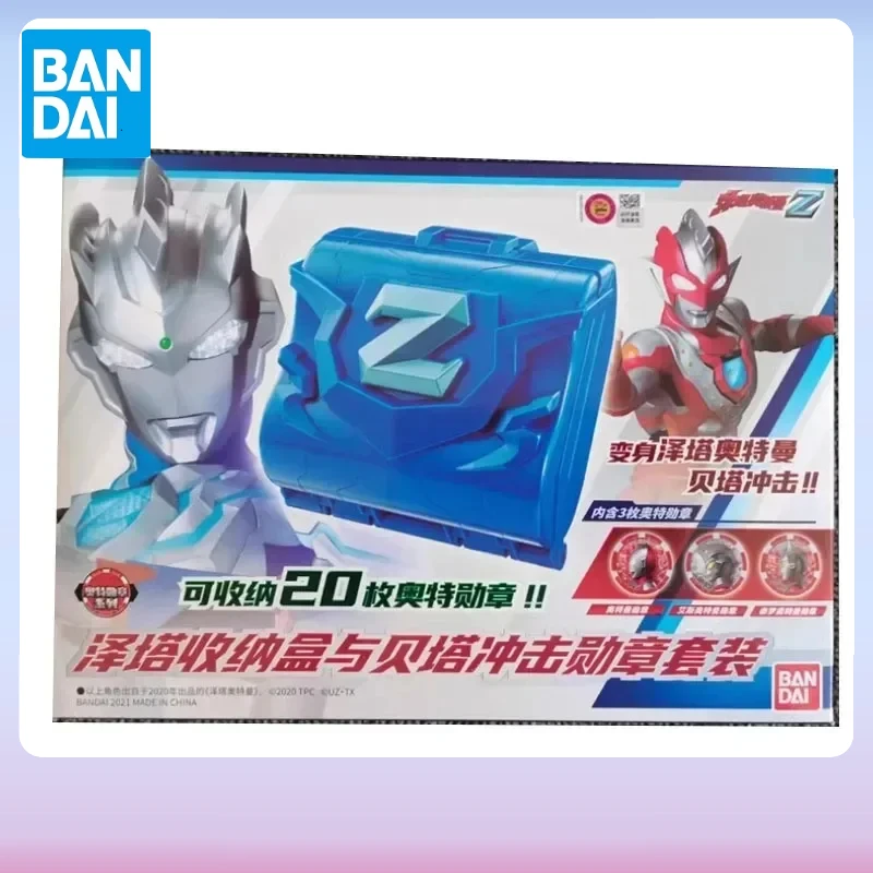 شخصيات حركة أنمي Bandai-traman Z ، صندوق تخزين ، طراز قابل للتحصيل ، حلي ، ألعاب للأولاد والبنات ، هدية للأطفال ، أصلية ، متوفرة بالمخزون