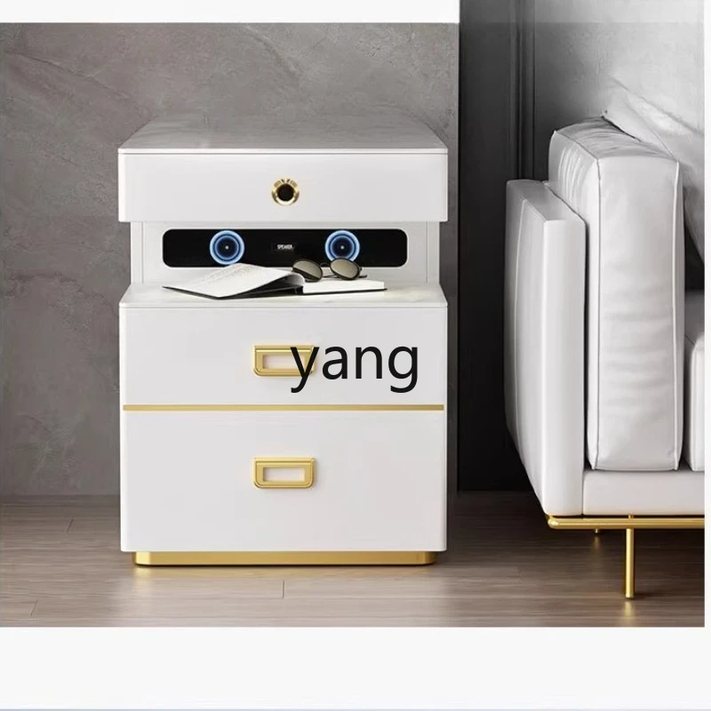 

YHM household small bedside table safe all steel anti-theft