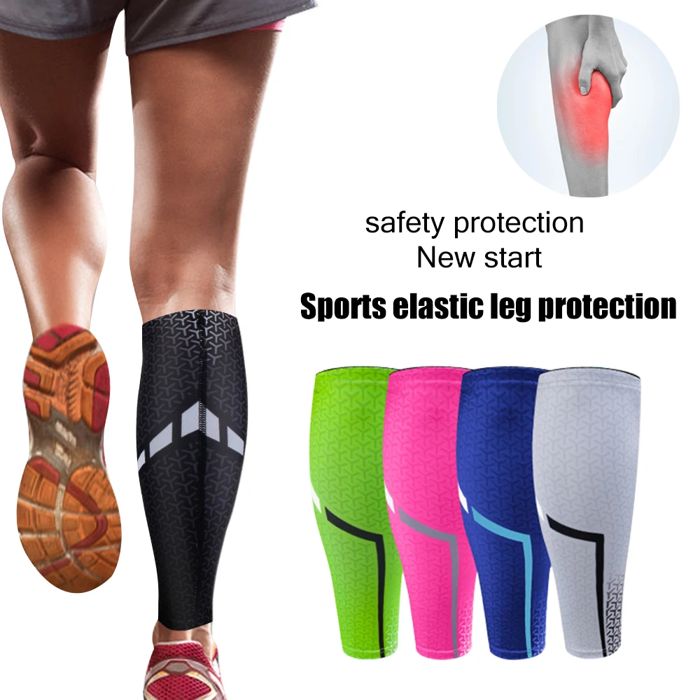 1Pair Calf Compression Sleeves Shin Splints Leg Warmers Basketball Gym Running Football Cycling Breathable Sport Equipment Socks