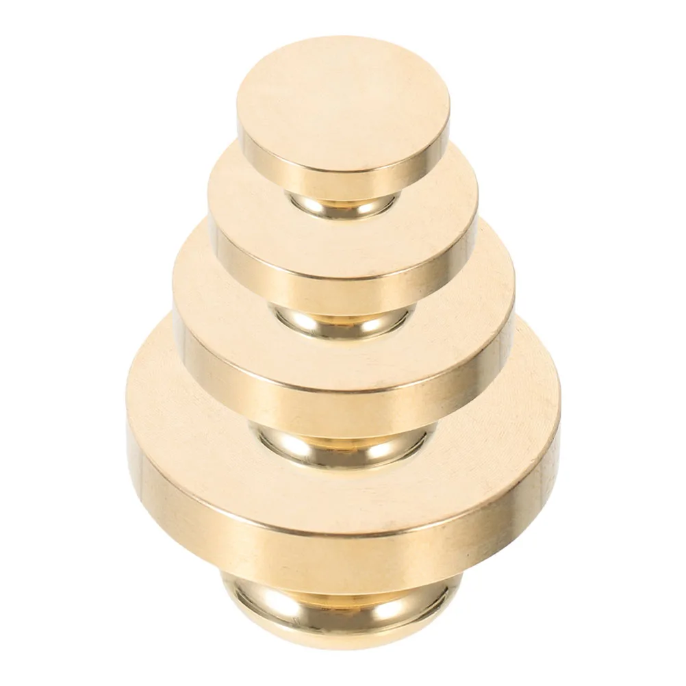 

4 Pcs Copper Head Wax Seal Stamp Blank Brass Heads for Envelopes Invitations Gifts Vintage DIY Craft Retro Style Wedding Party