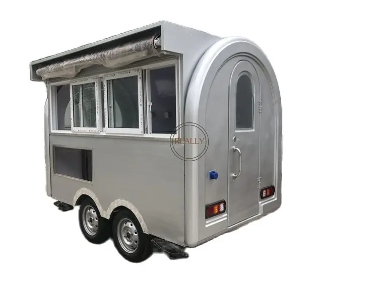 

280B customized mobile street ice cream trailer fast food cart for sale