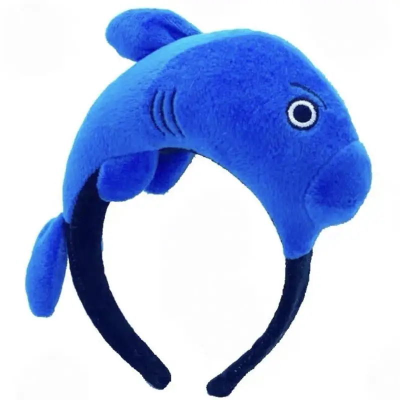 652F ぬいぐるみ漫画ヘッドバンドコスプレ衣装 動物ヘアフープ誕生日パーティーかぶと洗顔ヘアバンド髪の装飾