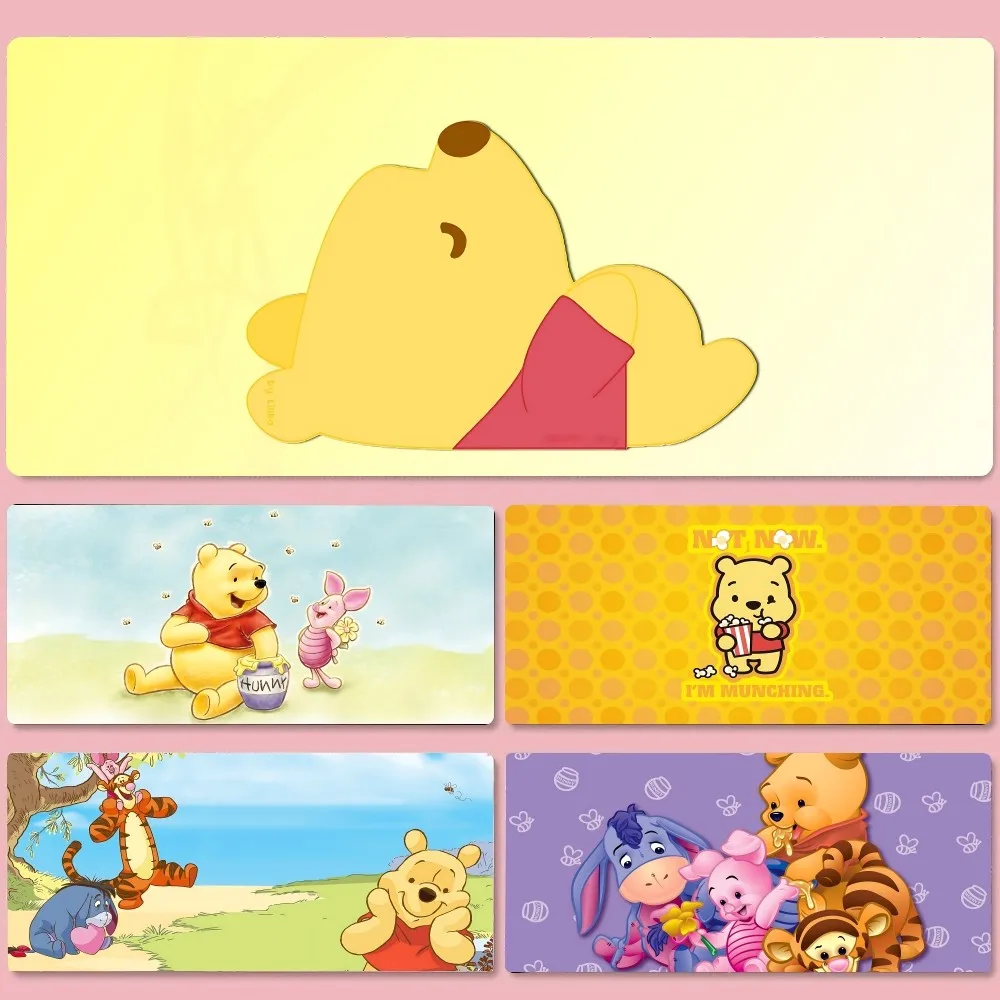 

Cartoon W-Winnie The Pooh Mousepad New Arrivals Large Gaming Mousepad L XL XXL Gamer Mouse Pad Size For Keyboards Mat