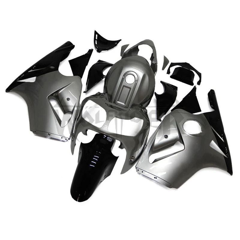 INJECTION MOLD Fairing for ZX-12R 2000 2001 silver ZX12R 00 00 ABS plastic motor Fairings kit