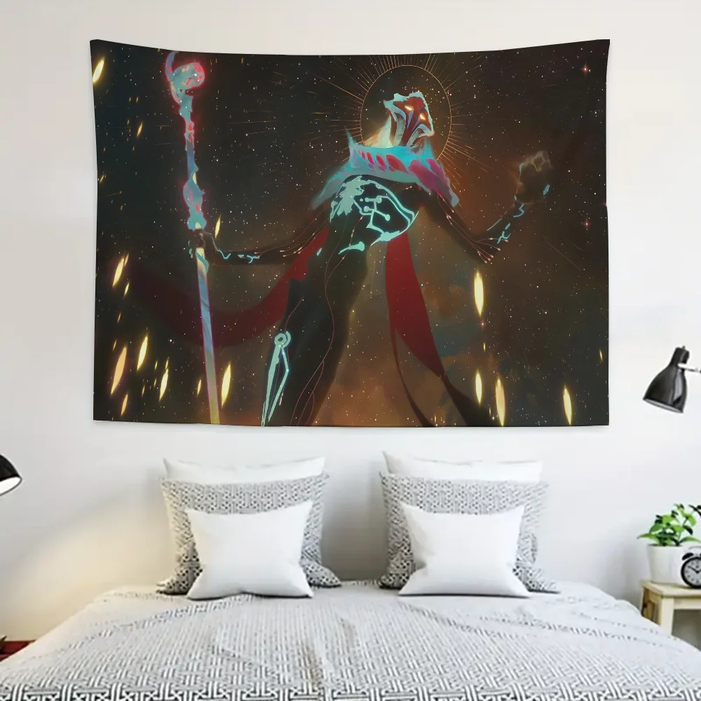 فيكتور LOL غامض نسيج الديكور حفلة خلفية معلقة القماش غرفة نوم نسيج ديكور الغرفة الجمالية