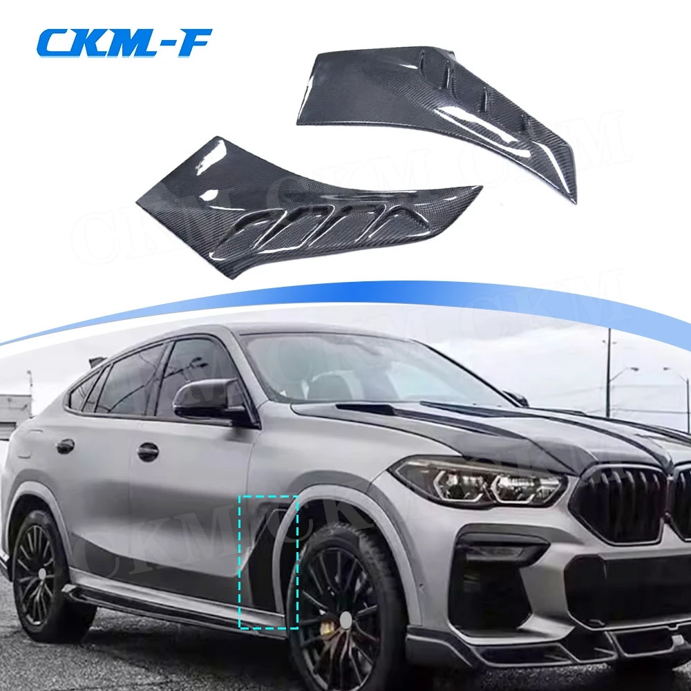 

for BMW F96 G06 X6 2019 2020 2021 2022 Front Fender Vent Fin Gill Trim Covers Car Styling Body Kits Accessories