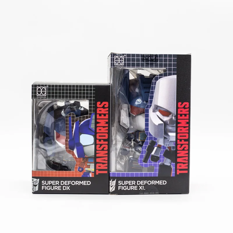 Hasbro-TransDevices Super Deformed Optimus Prime Megatron Bumblebee Butter Toy, Modèle de figurines d'anime, Renforcement des ornements, Cadeaux