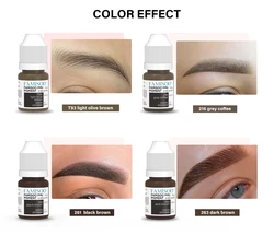 FAMISOO 5ml Permanent Makeup Pigment Microblading Paint Ink Body Art Eyebrows Eyeliner Tattoo Inks for Brows Tattoo