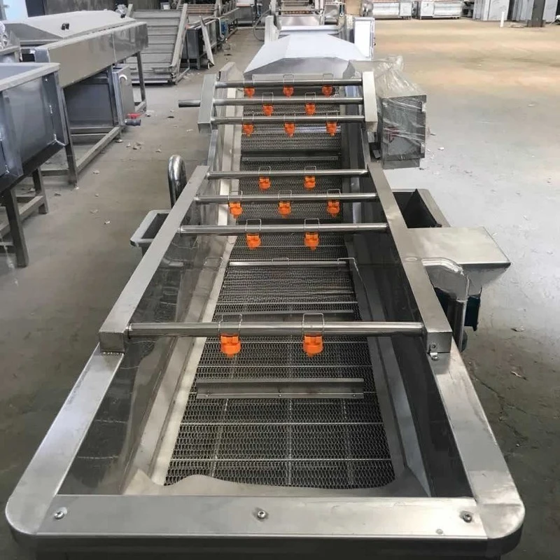 Hawthorn fruit and vegetable bubble cleaning machine, cabbage automatic vegetable washing machine