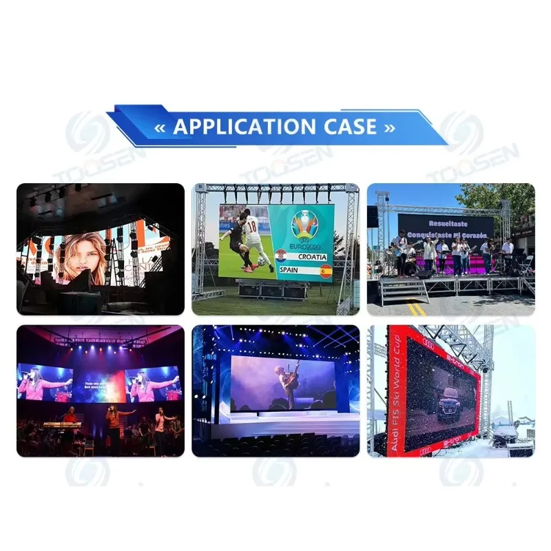 500x500 500x1000mm LED Video Wall Screen Indoor Outdoor Stage Event Exhibition Full Color Rental Display Panel