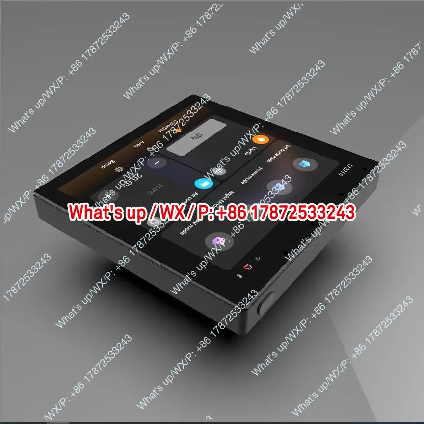 KNX 4-inch intelligent touch screen supports multi scene and multi device interconnection, central control intelligent screen