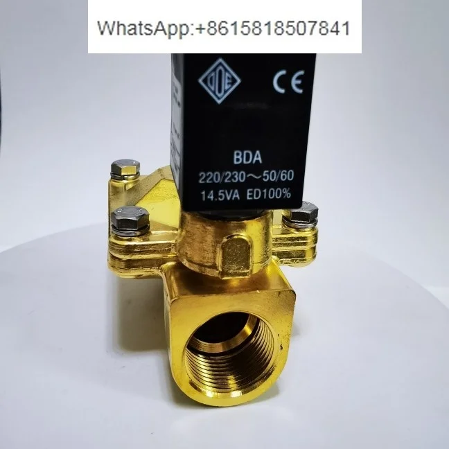 Solenoid valve 21W3KV190 steam tap water and other media brass