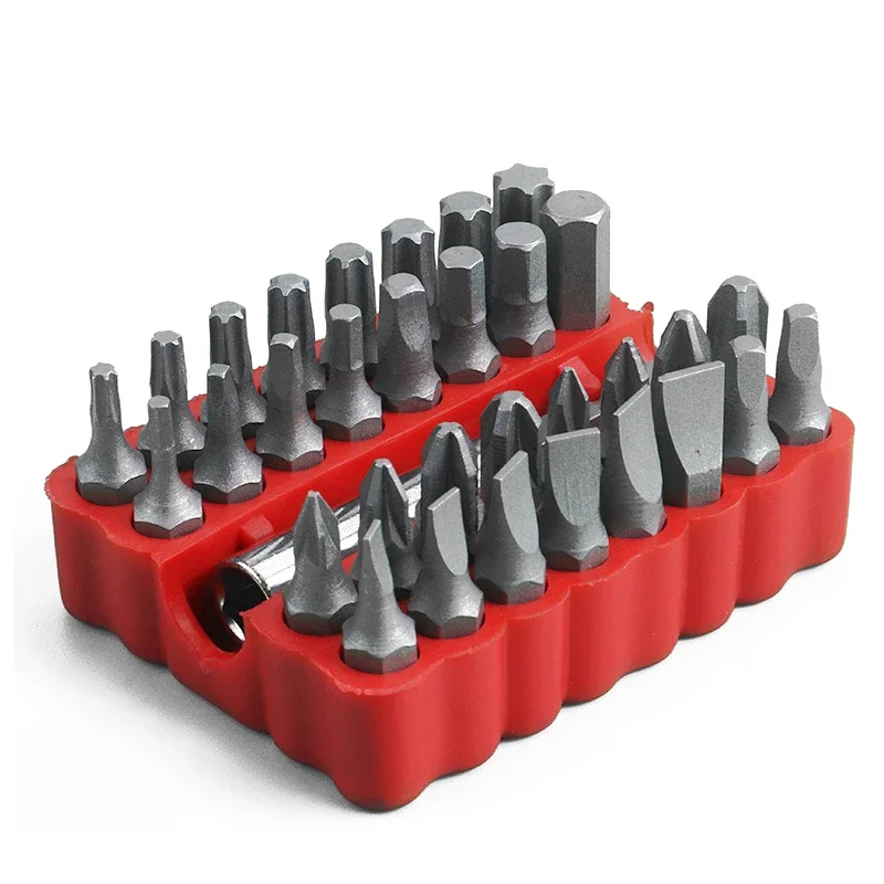 33pc Professional Security Bit Set - Tamper-Proof Multi-Type Screwdrivers with Magnetic Bit Holder - Essential Tools for Home Re image 6