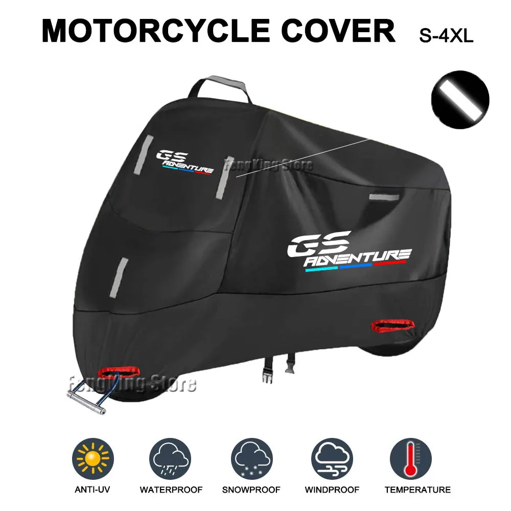 

For BMW R 1200 GS LC R1300GS ADV Adventure Motorcycle Cover Waterproof Outdoor Motorbike Rain Dustproof Snow Sun UV Protector