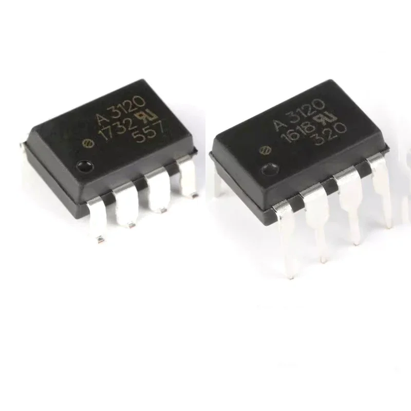 (10pcs/Bag) A3120 HCPL-3120-500E HCPL-3120-000E SOP-8/DIP-8 IGBT Gate Driver Optocoupler Chip