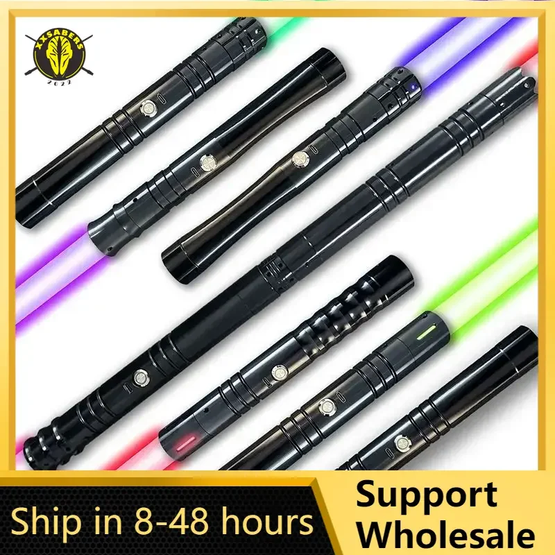 

New RGB Laser Lightsaber 22inch/56CM PC Blades Heavy Dueling Cветовой Mеч Mеч джедая Smooth Swing LGT Sabre De Luz Espada Laser