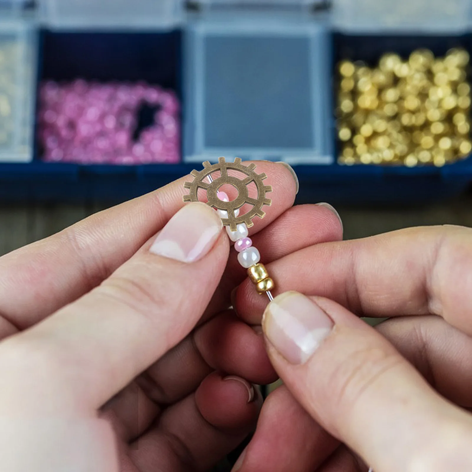 

1 set 1 Set Mixed Steampunk Gears Cogs Metal Charms Pendants Jewelry Making Accessories Diy Gear Supplies For Necklaces