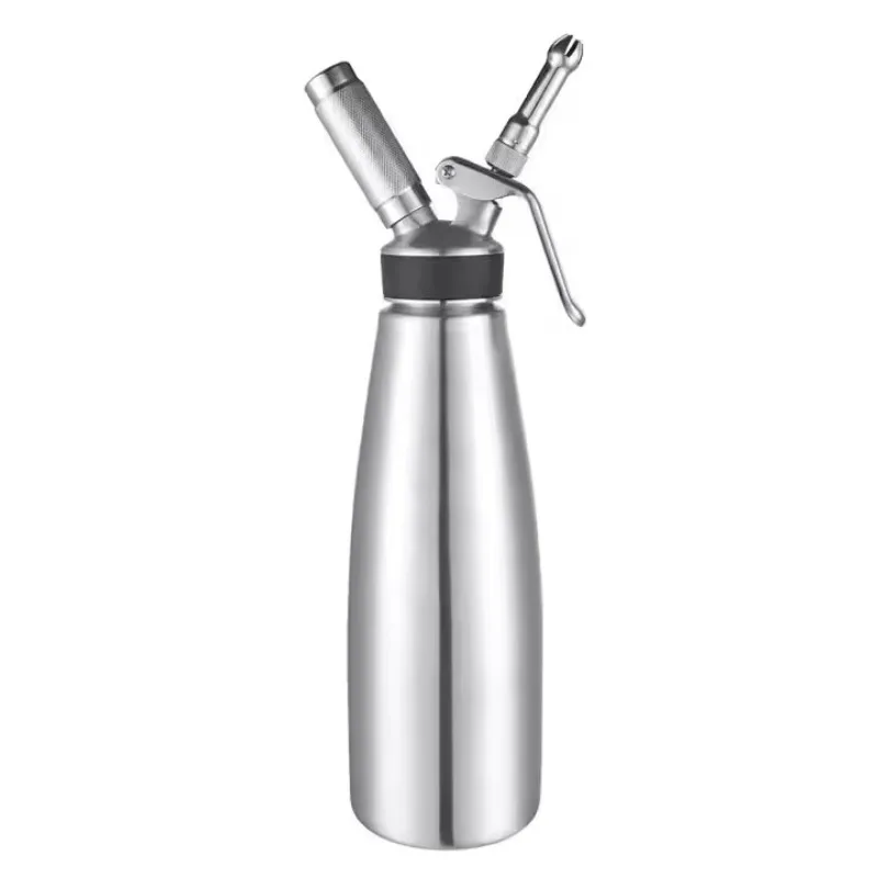 

Commercial Professional 18/8 Stainless Steel 0.5L/1L Whip Cream Whistler Dispenser