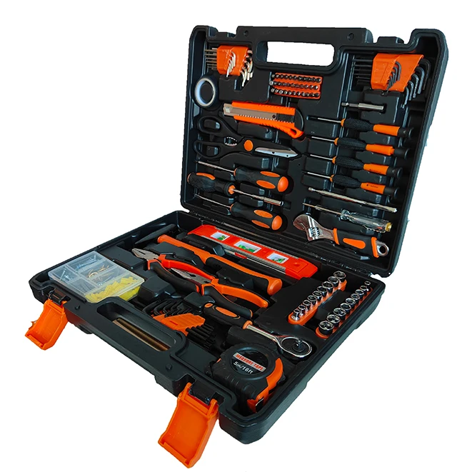 

Hot Sale Factory Outlet Home wholesale Manual maintenance set gift electrician toolbox set tool kit