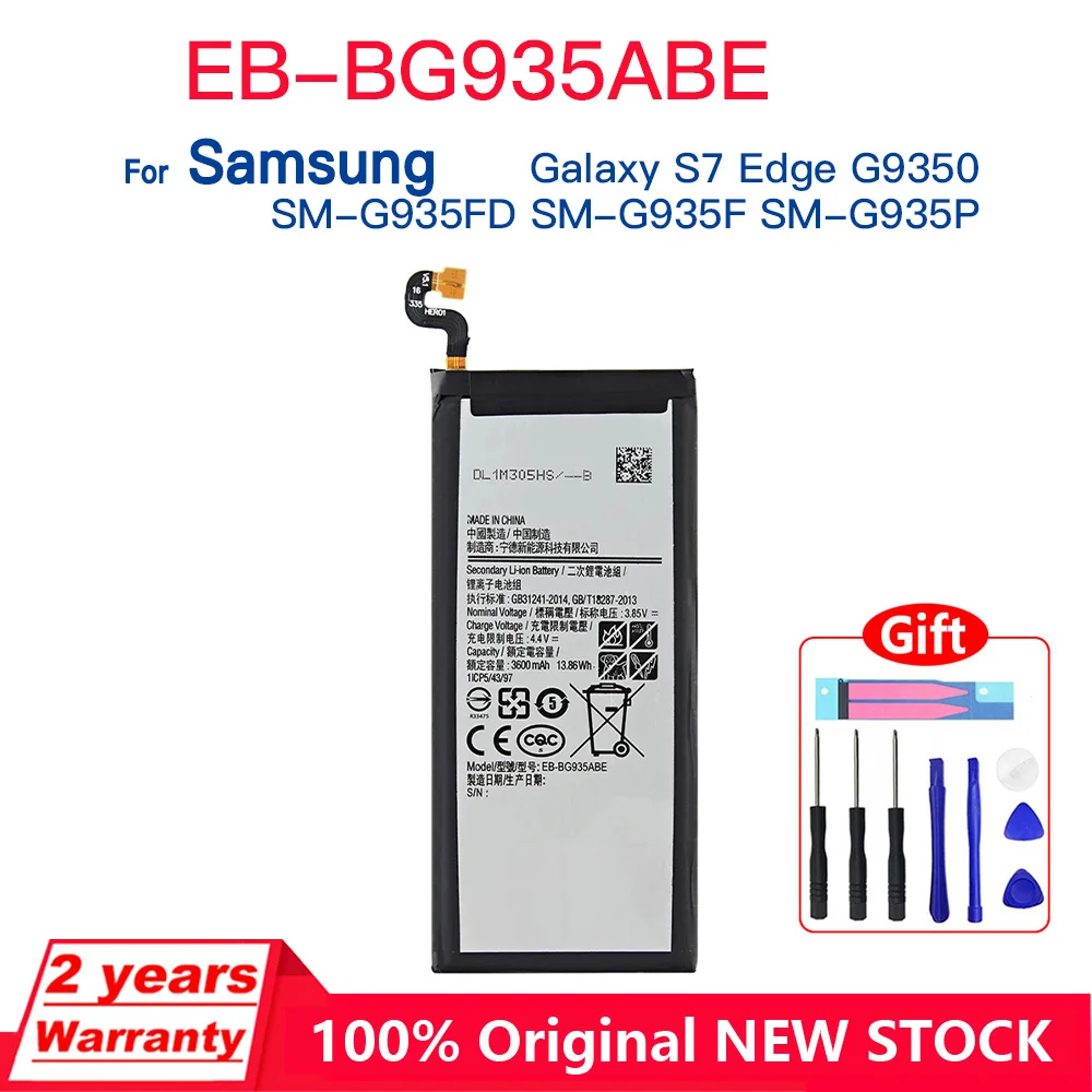 

For Samsung Battery EB-BG935ABE For Samsung GALAXY S7Edge S7 Edge G9350 SM-G935FD SM-G935F SM-G935P G935P SM-G935F Batteries