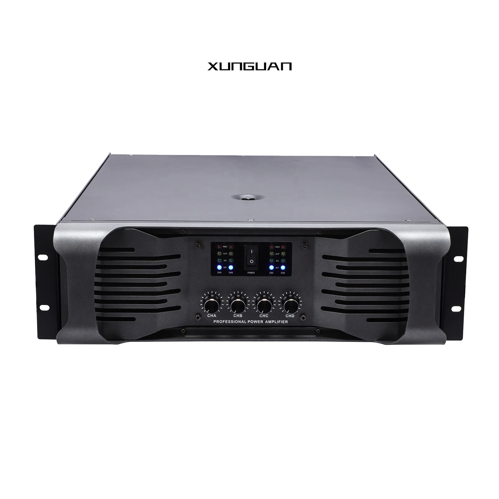 

KB1200D 1000W*4CH Power 3U Power Amplifier for Karaoke Speaker