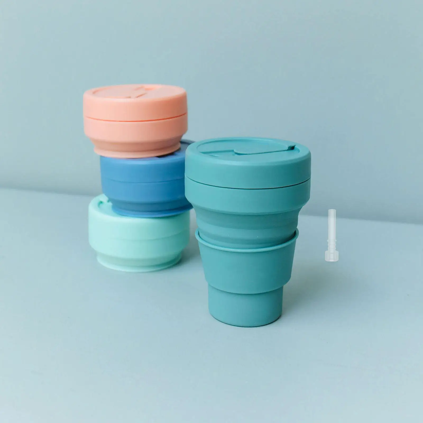 

10Pcs Kids Bottle Mouthpiece Silicone Spout Replacement Food Grade Bite Valve Straw Part Leakproof Flip for Insulated Water