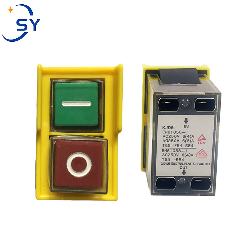 KJD6 Electromagnetic Switch Over And Under Voltage Power Off Protection Magnetic Start Stop Controller Waterproof 5E4 250V 6A