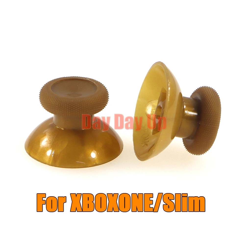 150PCS For XBOXONE 3D Analog Thumbstick Thumb Stick Gold Mushroom Joystick Cap Cover For Xbox One S Slim Controller
