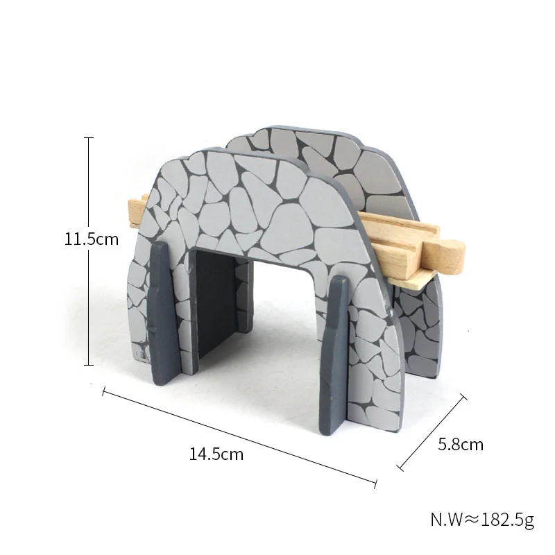 Train Tracks Wood Railway Accessories Wooden Rail Track Bridge Fit Thomas Wooden Train Connectors Children Christms Toys Gifts