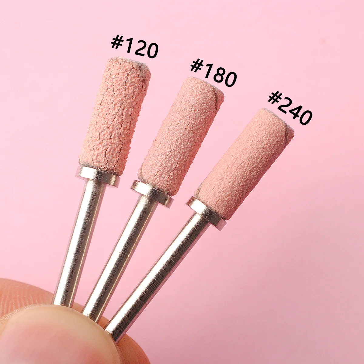 100 pièces 3.1mm bandes de ponçage avec 1 pièces d'embout, forets à ongles mandrin ensembles accessoires de manucure électrique outil dissolvant de peau morte