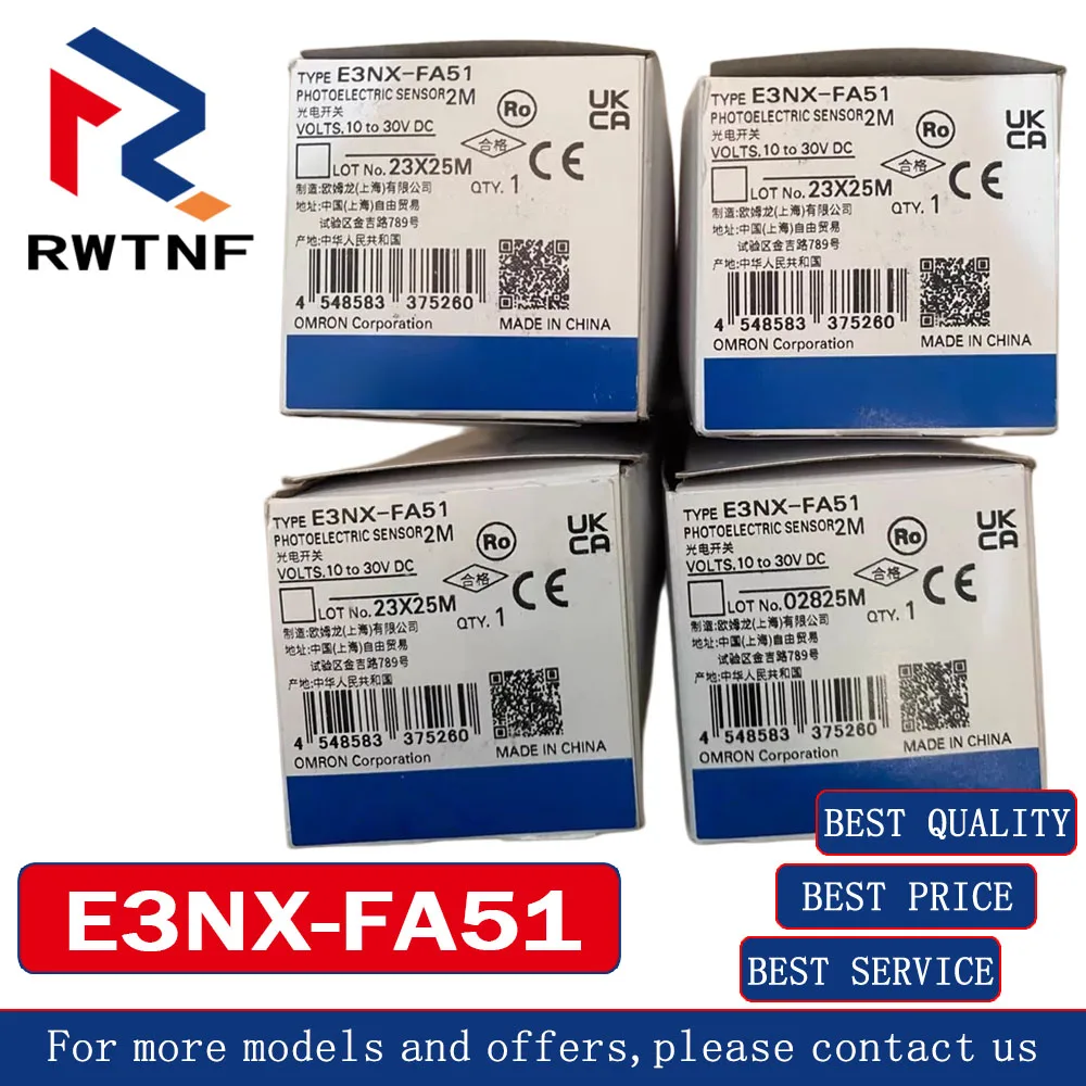 Brand New Genuine E3NX-FA51 Intelligent fiber amplifier sensor,100% original warehouse stock