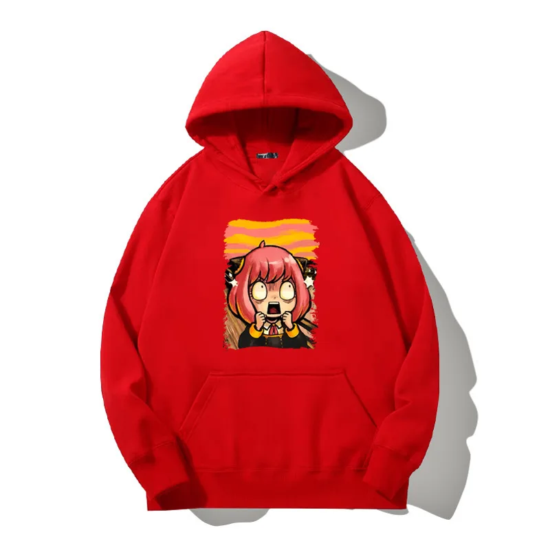 Anime SPY × FAMILY Character Images Printed Women's Clothing Sports Style Hoodies Fashion Leisure Trend Street Culture