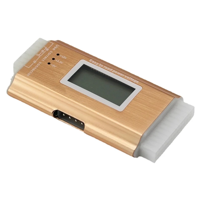 Aluminum Alloy PC Power Supply Tester with Digital LCD Accurate Check