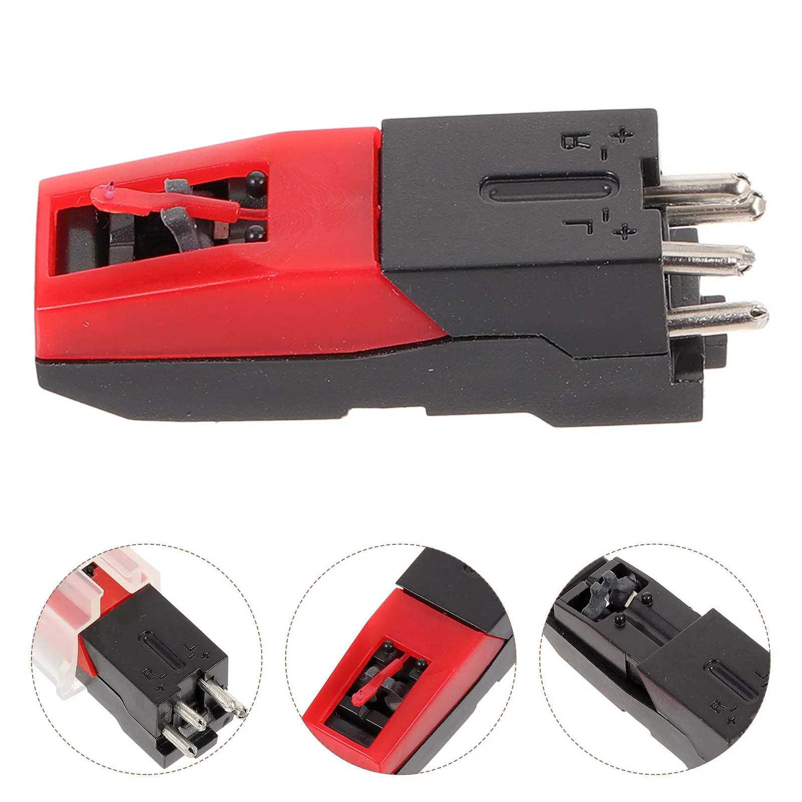 

2pcs Needle Replacement Record Player Stylus Universal Turntable Stylus Attachment High Output Sound Quality Compatible All
