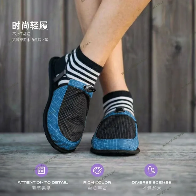 Ultra Light Foldable Non Slip Travel Slippers Portable For Beach Camping Hiking Hotel